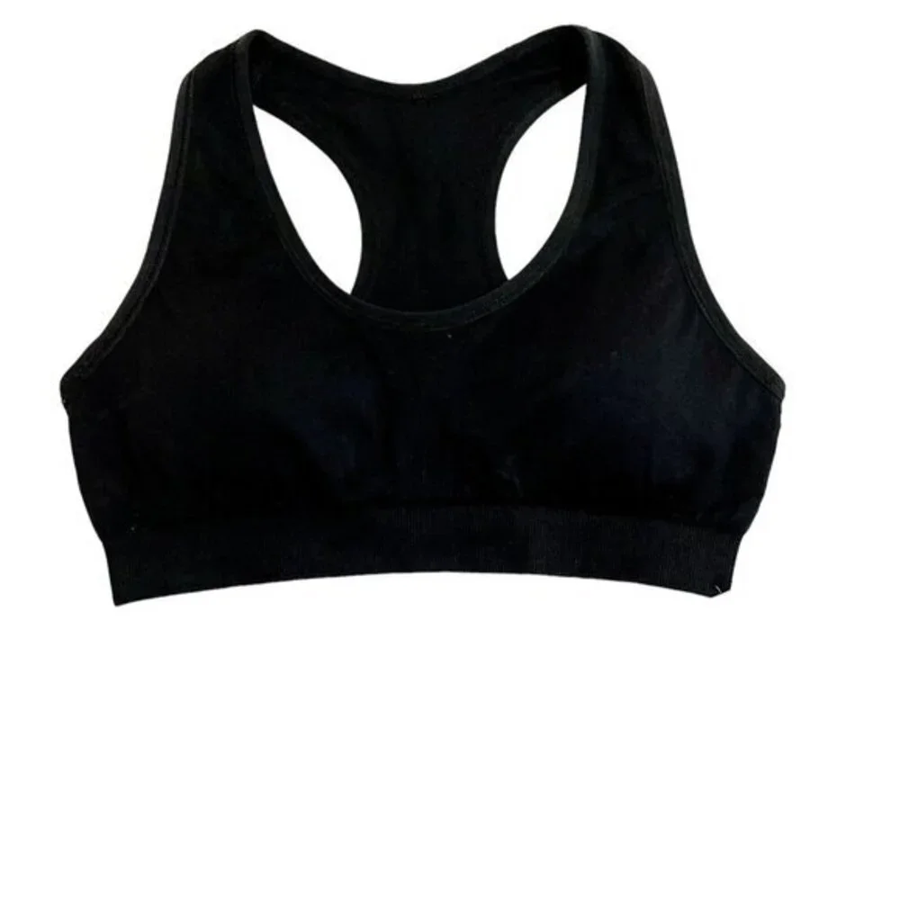 Z By Zella Sports Bra Black Seamless SZ XS NWT
